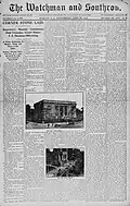 "Corner Stone Laid," Watchmen and Southron, June 26, 1907, p.&nbsp;1