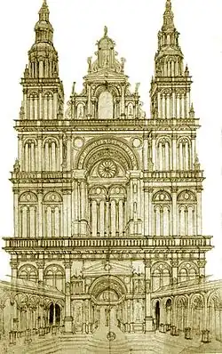 Facade project by Jacques Androuet du Cerceau (16th century - not built)