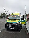 SJ52, Limerick City Ambulance, on duty at Cork Pride in 2024.