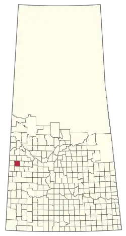 Location of the RM of Grass Lake No. 381 in Saskatchewan