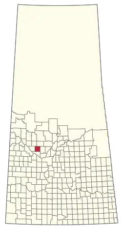 Location of the RM of Douglas No. 436 in Saskatchewan