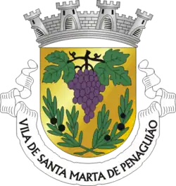 Coat of arms of the town of Santa Marta de Penaguião