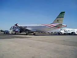 A Senegal Airlines Airbus A320-214 in 2010.