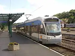 Tram train of the Saarbahn