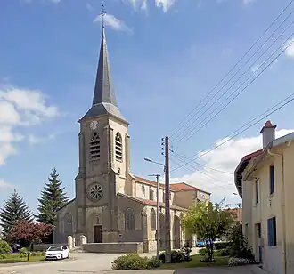 The church in Saint-Firmin