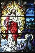 Stained glass at Saint Julie Billiart Catholic Church (Hamilton, Ohio)