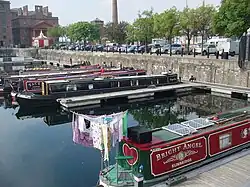 Salthouse Dock narrowboats
