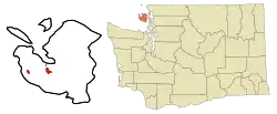 Location of Friday Harbor, Washington