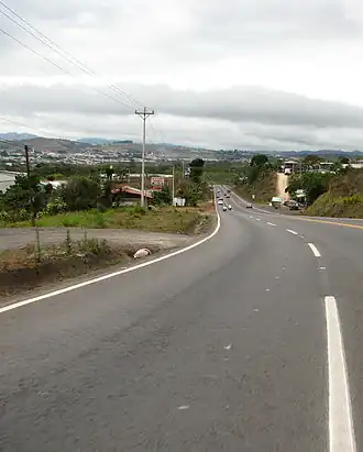 Carretera Interamericana Norte near San Ramón canton, Alajuela province, Costa Rica. April 2007.