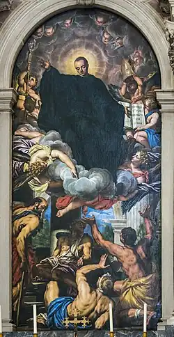 "Saint Maurus invoked by the sick" by Valentin Le Febre