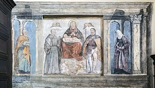 Virgin and Child, St Anne, and young John the Baptist by Girolamo Tessari.