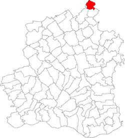 Location in Teleorman County