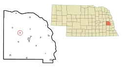 Location of Malmo, Nebraska