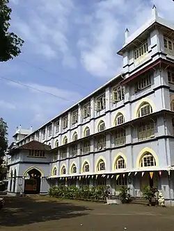 The middle school building