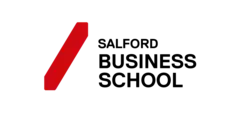 Salford Business School logo, University of Salford, Manchester