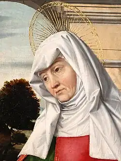 Medieval painting of Elizabeth.