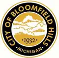 Official seal of Bloomfield Hills, Michigan