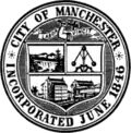 Official seal of Manchester, New Hampshire