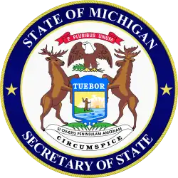 Seal of the secretary of state of Michigan