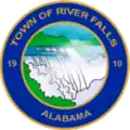 Official seal of River Falls, Alabama