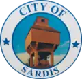 Official seal of Sardis, Georgia