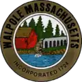 Official seal of Walpole, Massachusetts