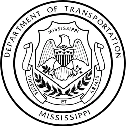 Seal of the Mississippi Department of Transportation