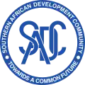 Logo of 4 other official names: Communauté de développement d'Afrique australe&nbsp;(French) Comunidade para o Desenvolvimento da África Austral&nbsp;(Portuguese) Suider-Afrikaanse Ontwikkelingsgemeenskap&nbsp;(Afrikaans) Jumuiya ya Maendeleo ya Nchi za Kusini mwa Afrika&nbsp;(Swahili)