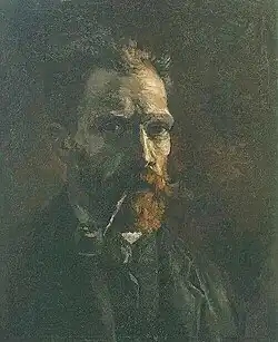Self-Portrait with Pipe, 1886, Van Gogh Museum, Amsterdam (F180)