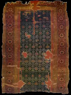 Seljuq carpet, 320 x 240&nbsp;cm, from Alaeddin Mosque, Konya, 13th century[11]