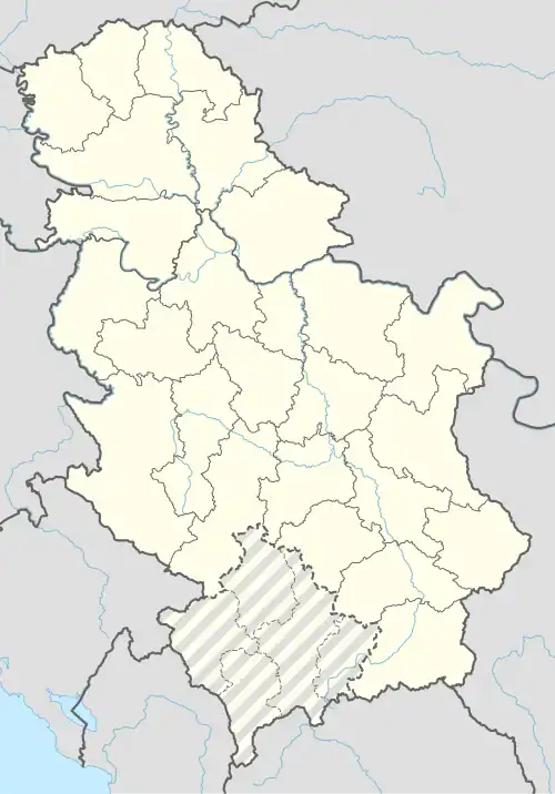 Podbara is located in Serbia