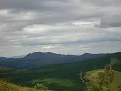 View of the mountain from afar