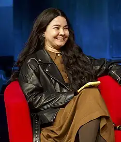 Musaieva at the International Journalism Festival in 2024