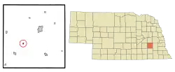 Location of Goehner, Nebraska