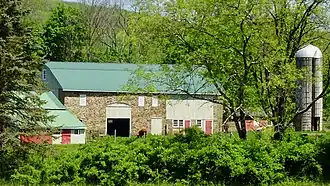 Stone barn and other outbuildings