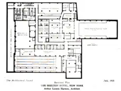 Floor plan of the basement