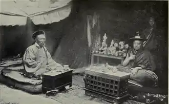 Photo of the Shigatse abbot taken around 1910