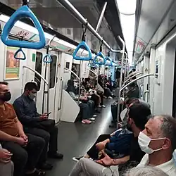 Shiraz Metro-Passengers during COVID-19-April 2022