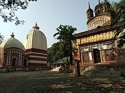 Shyma Sundara deul and flat-roofed temple