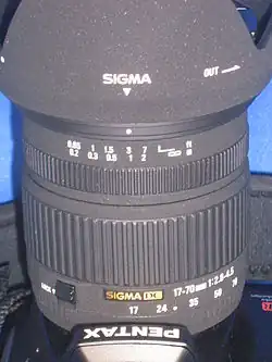 Sigma 17-70&nbsp;mm lens