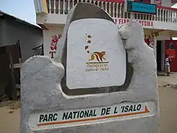 Sign for Isalo National Park