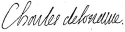 Charles de Lorraine's signature