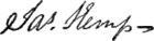 James Kemp's signature