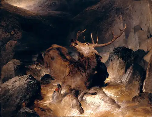 The Hunted Stag, 1833