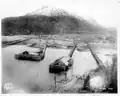 Skagway wharves and steamship unloading