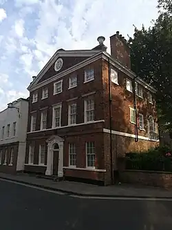 View of the hotel from the north west