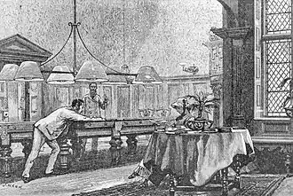 Sketch of The Club, Bedford Park, 1880