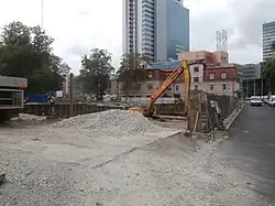 Skyon under construction in August 2019