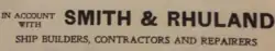 Smith and Rhuland Letterhead, 1925.