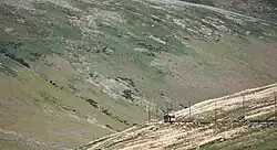 The railway to the summit of Snaefell